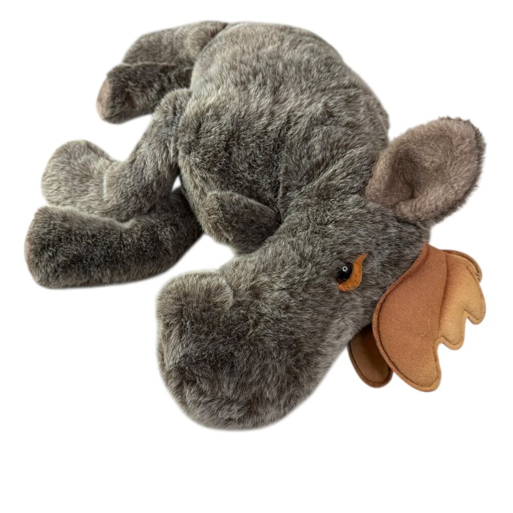 DOUGLAS LL BEAN Large Moose Plush Stuffed Animal.  Brown / Gray - Picture 2 of 8